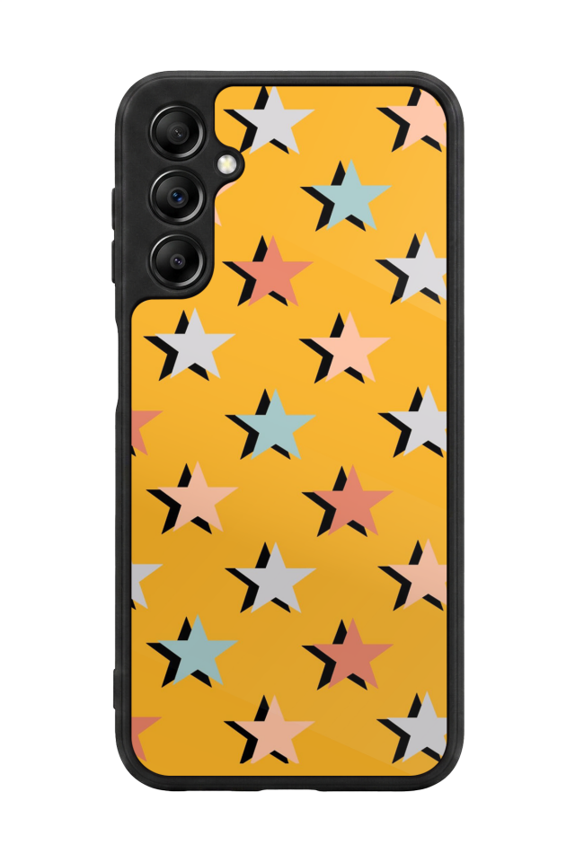 Samsung Galaxy A14 Uyumlu Retro Yildizlar Tasarımlı Glossy Premium Kılıf