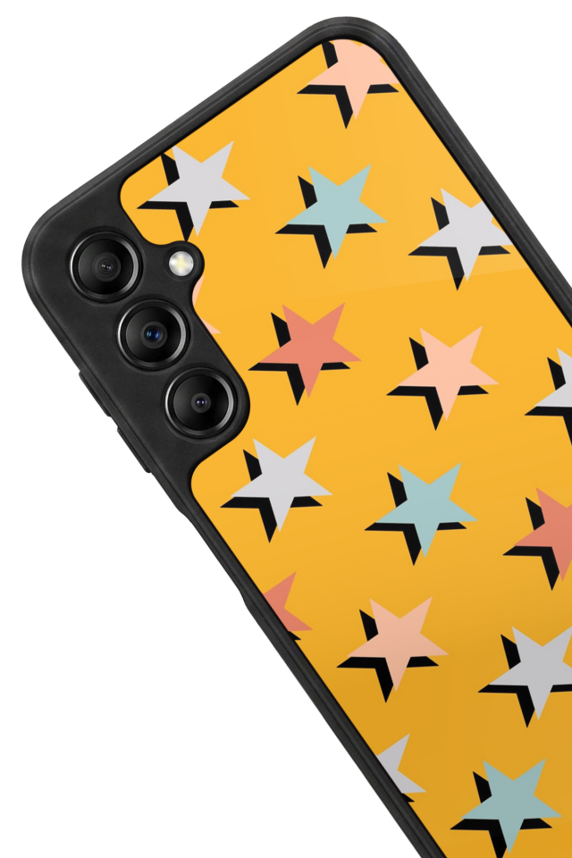 Samsung Galaxy A14 Uyumlu Retro Yildizlar Tasarımlı Glossy Premium Kılıf