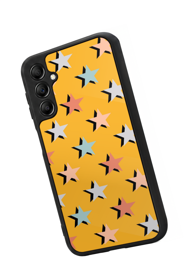 Samsung Galaxy A14 Uyumlu Retro Yildizlar Tasarımlı Glossy Premium Kılıf