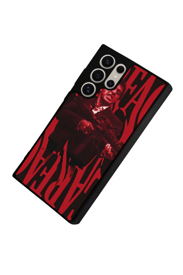 Samsung Galaxy S23 Ultra Uyumlu Scarface Tasarımlı Glossy Premium Kılıf