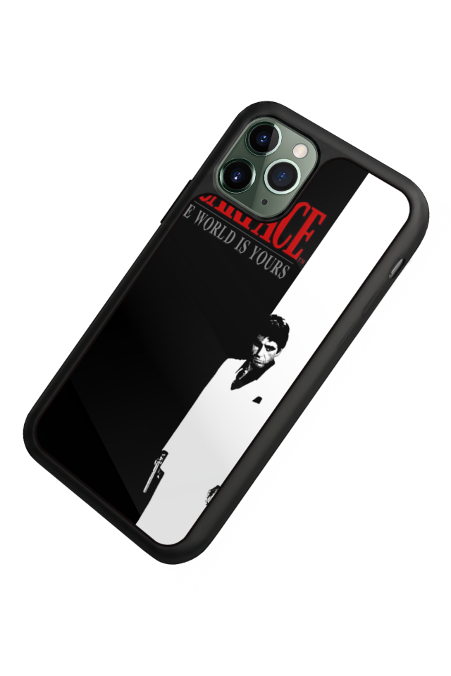 iPhone 11 Pro Uyumlu Scarface Tasarımlı Glossy Premium Kılıf