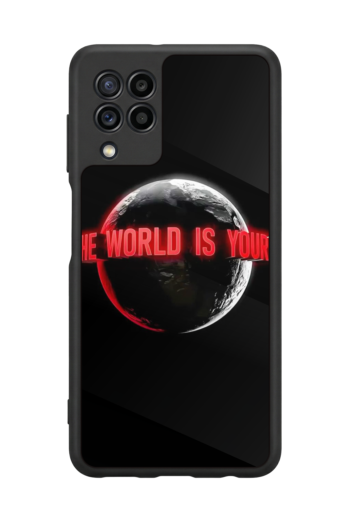 Samsung Galaxy M22 Uyumlu Scarface Tasarımlı Glossy Premium Kılıf
