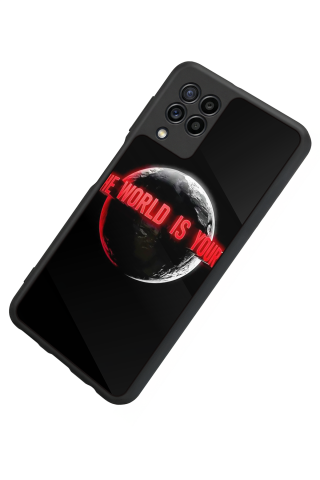 Samsung Galaxy M22 Uyumlu Scarface Tasarımlı Glossy Premium Kılıf