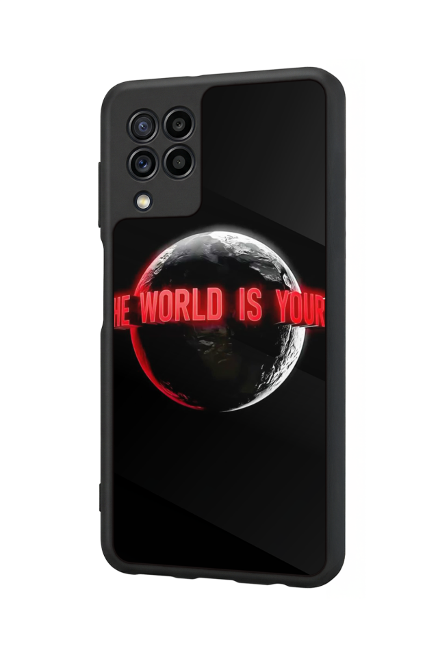 Samsung Galaxy M22 Uyumlu Scarface Tasarımlı Glossy Premium Kılıf