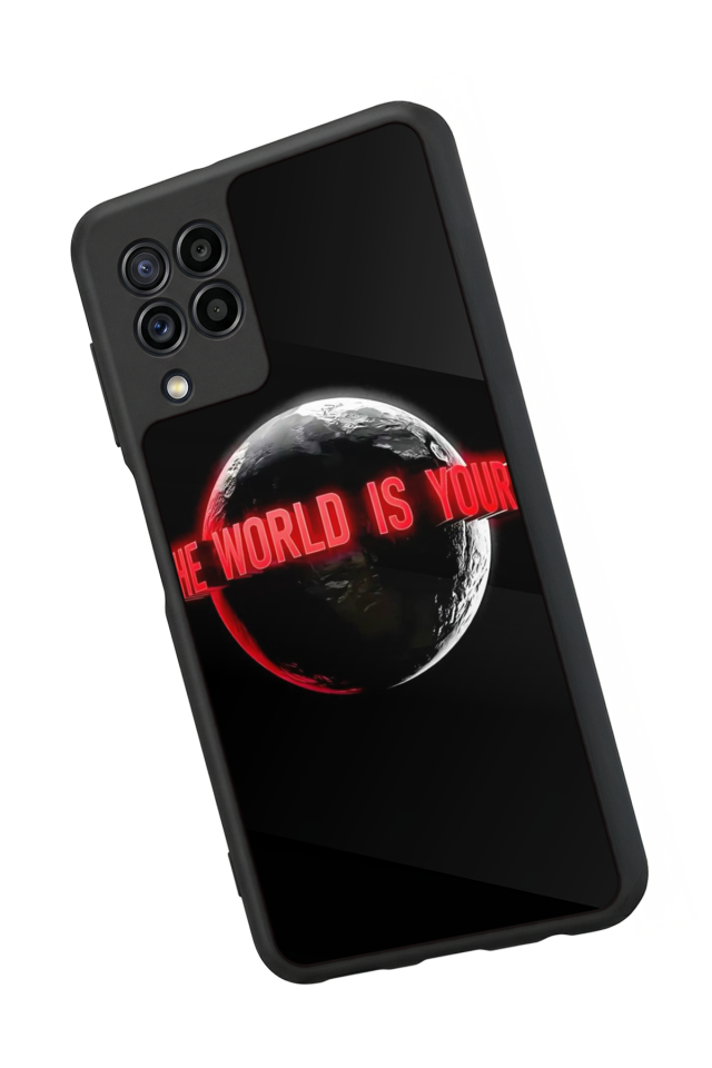 Samsung Galaxy M22 Uyumlu Scarface Tasarımlı Glossy Premium Kılıf