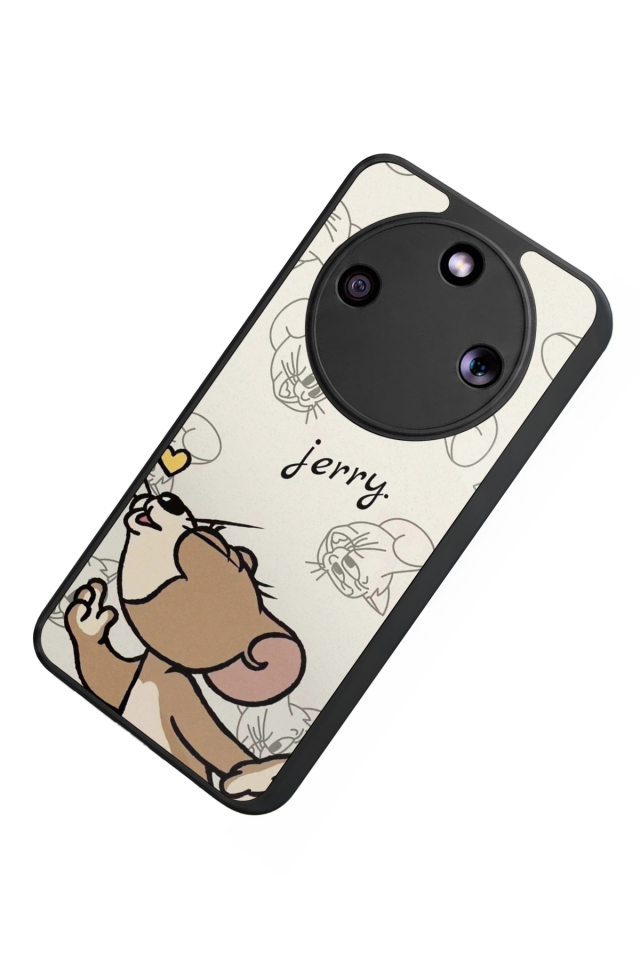 Honor Magic 8 Lite Uyumlu Tom And Jerry Tasarımlı Glossy Premium Kılıf