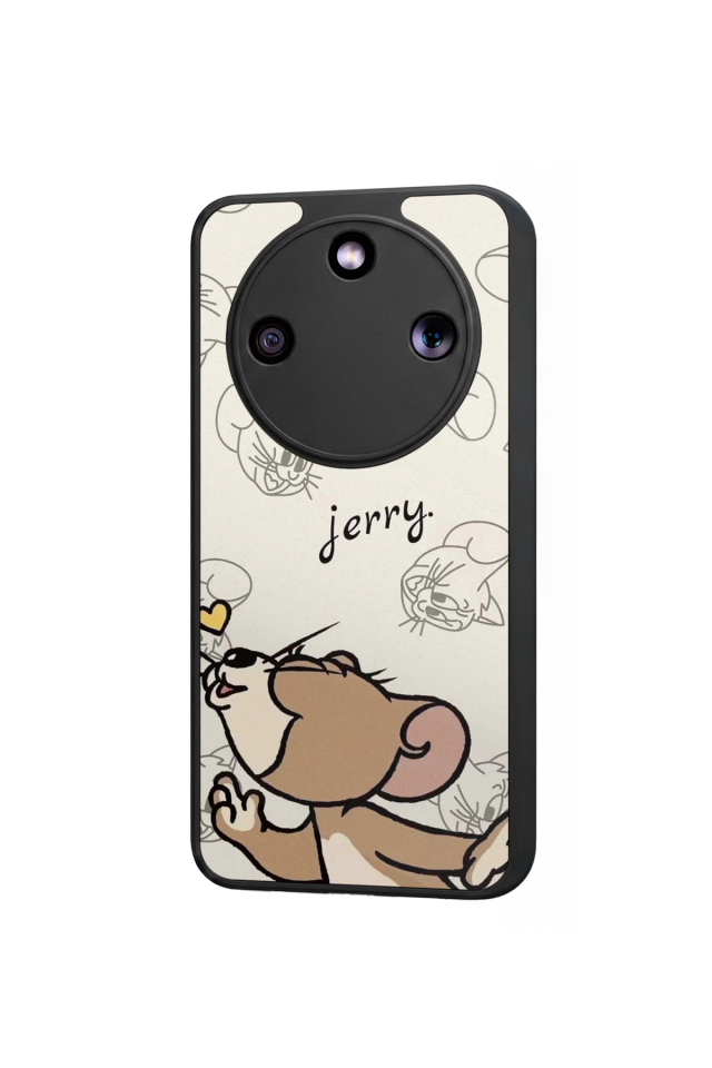 Honor Magic 8 Lite Uyumlu Tom And Jerry Tasarımlı Glossy Premium Kılıf