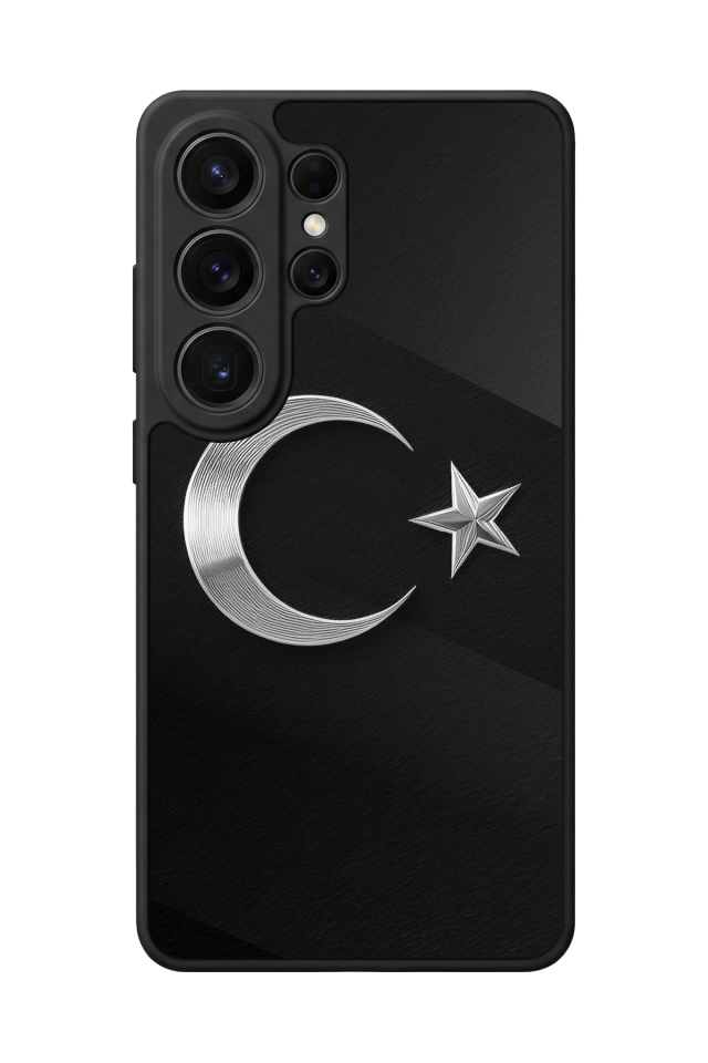 Samsung Galaxy S26 Ultra Uyumlu Türk Bayragi Tasarımlı Glossy Premium Kılıf