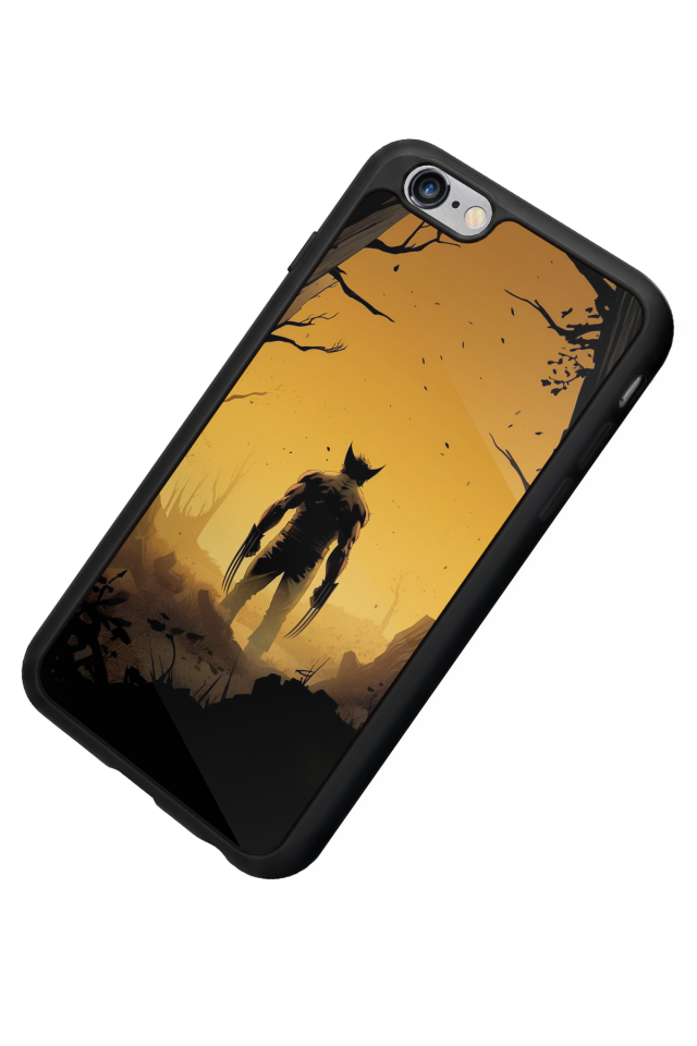 iPhone 6s Plus Uyumlu Wolverine Tasarımlı Glossy Premium Kılıf