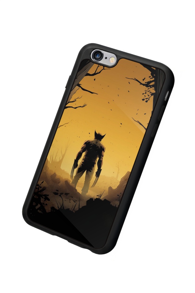 iPhone 6s Plus Uyumlu Wolverine Tasarımlı Glossy Premium Kılıf