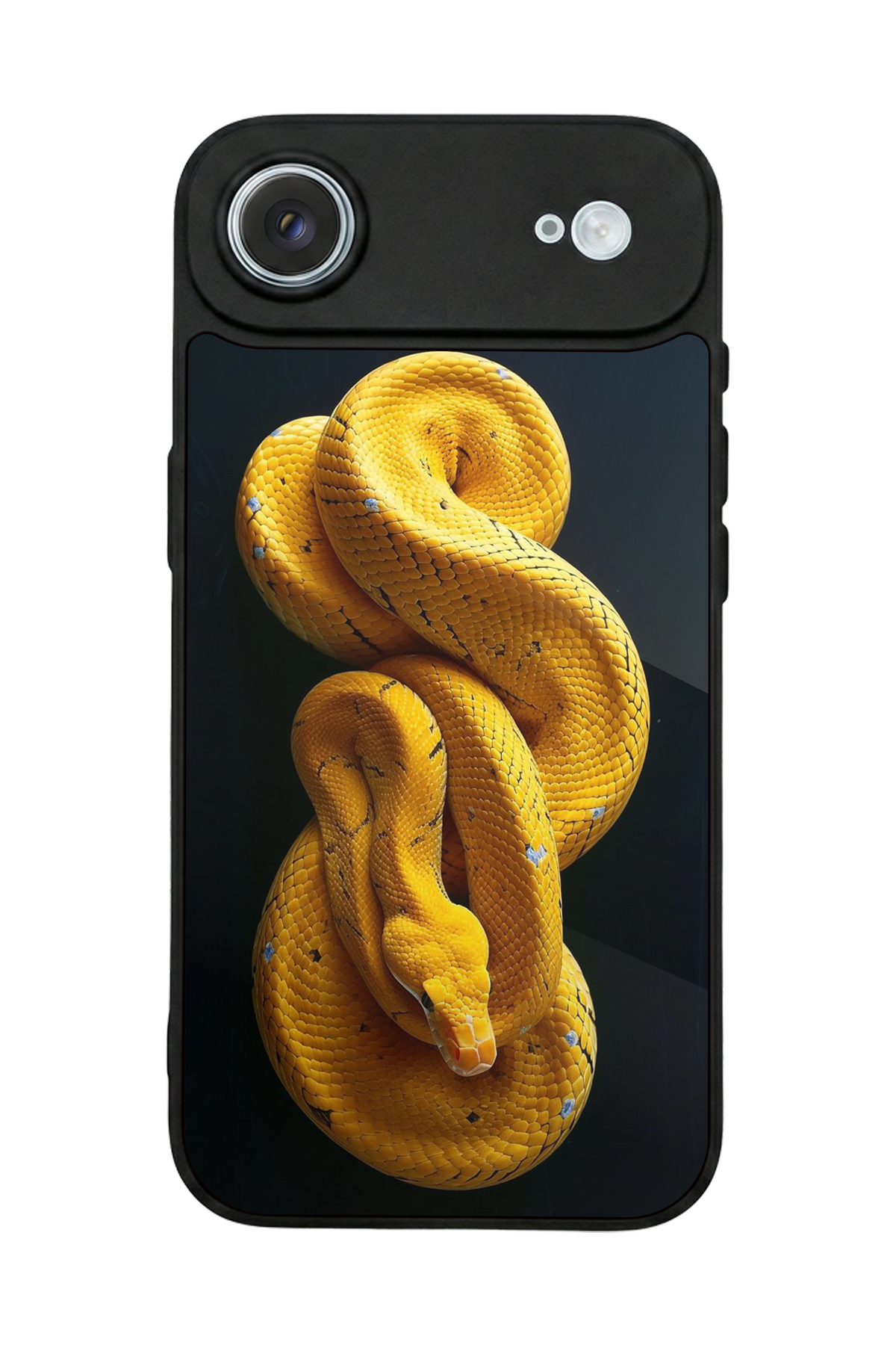 iPhone 17 Air Uyumlu Yılan Tasarımlı Glossy Premium Kılıf