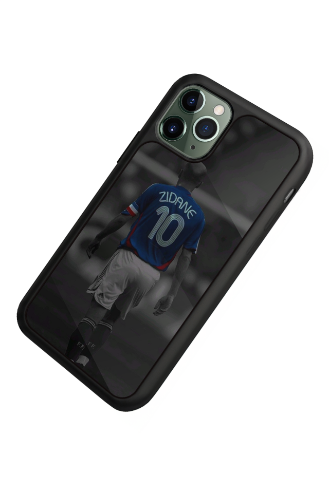 iPhone 11 Pro Max Uyumlu Zidane Tasarımlı Glossy Premium Kılıf