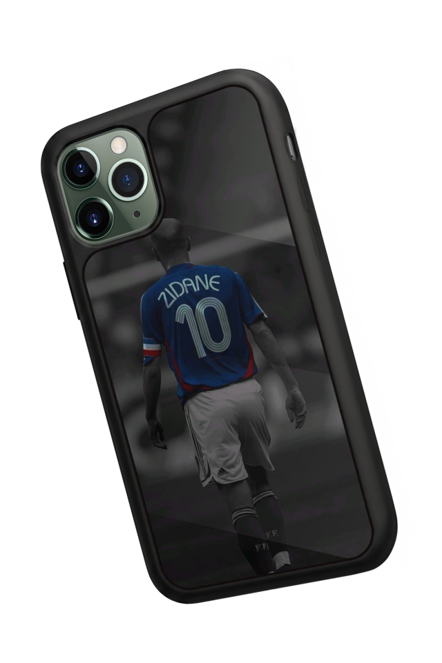 iPhone 11 Pro Max Uyumlu Zidane Tasarımlı Glossy Premium Kılıf