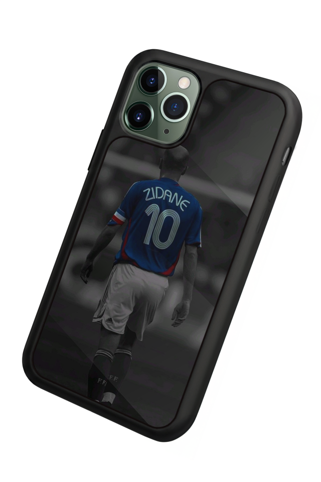 iPhone 11 Pro Max Uyumlu Zidane Tasarımlı Glossy Premium Kılıf