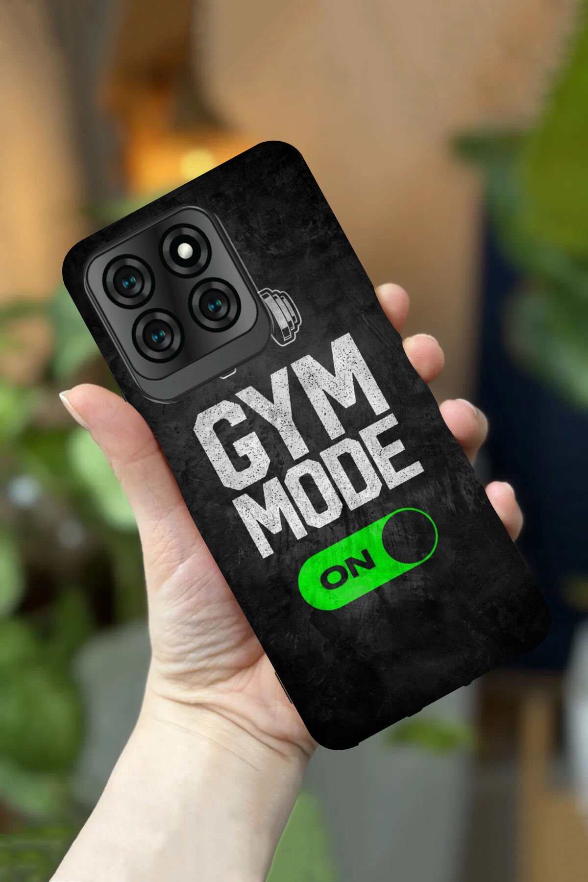 Reeder S71 Uyumlu Kamera Korumalı Gym Desenli HD Baskılı Silikon Kılıf