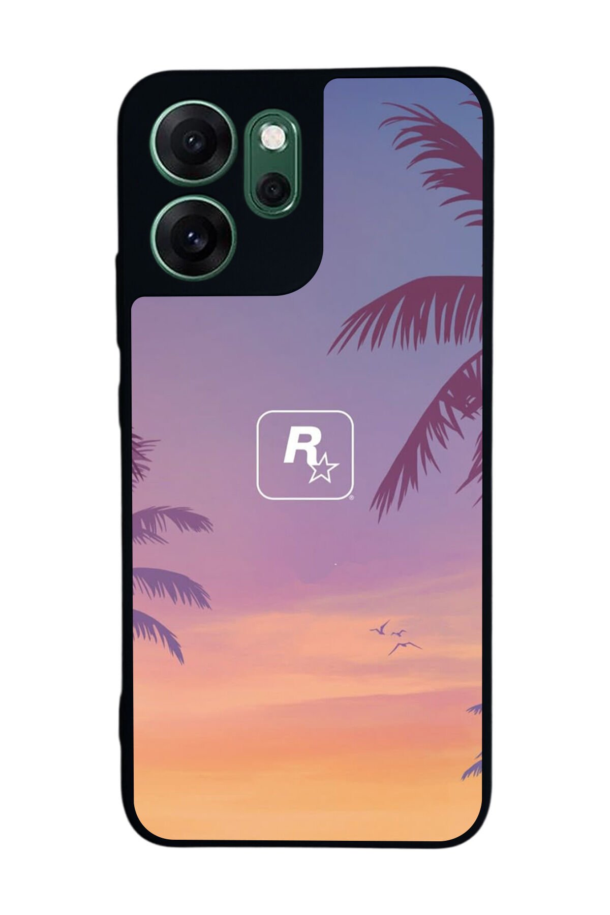 Oppo Reno 14F Uyumlu GTA Tasarımlı Glossy Premium Kılıf