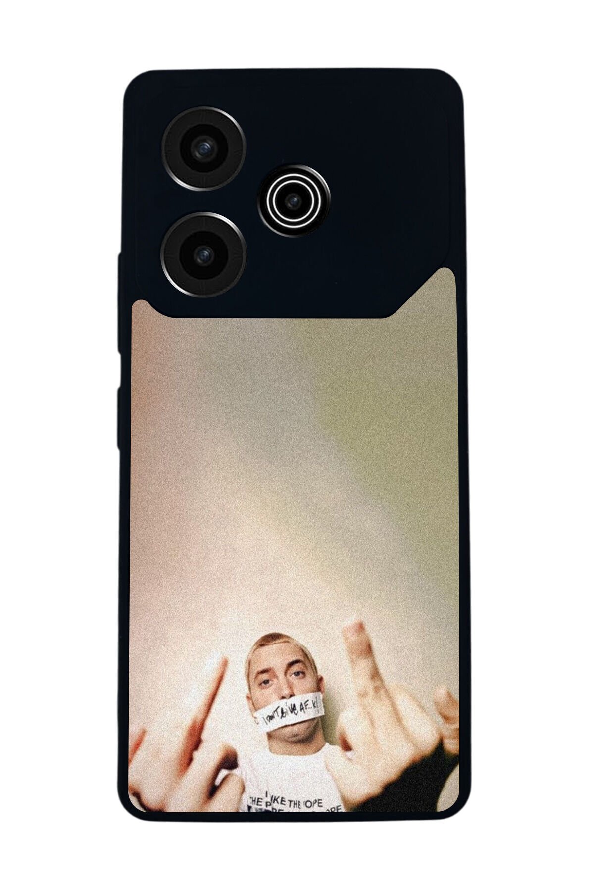 Tecno Pova 6 Uyumlu Eminem Tasarımlı Glossy Premium Kılıf