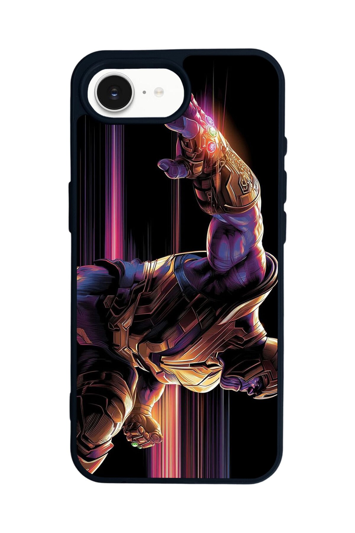iPhone 16E Uyumlu Thanos Tasarımlı Glossy Premium Kılıf