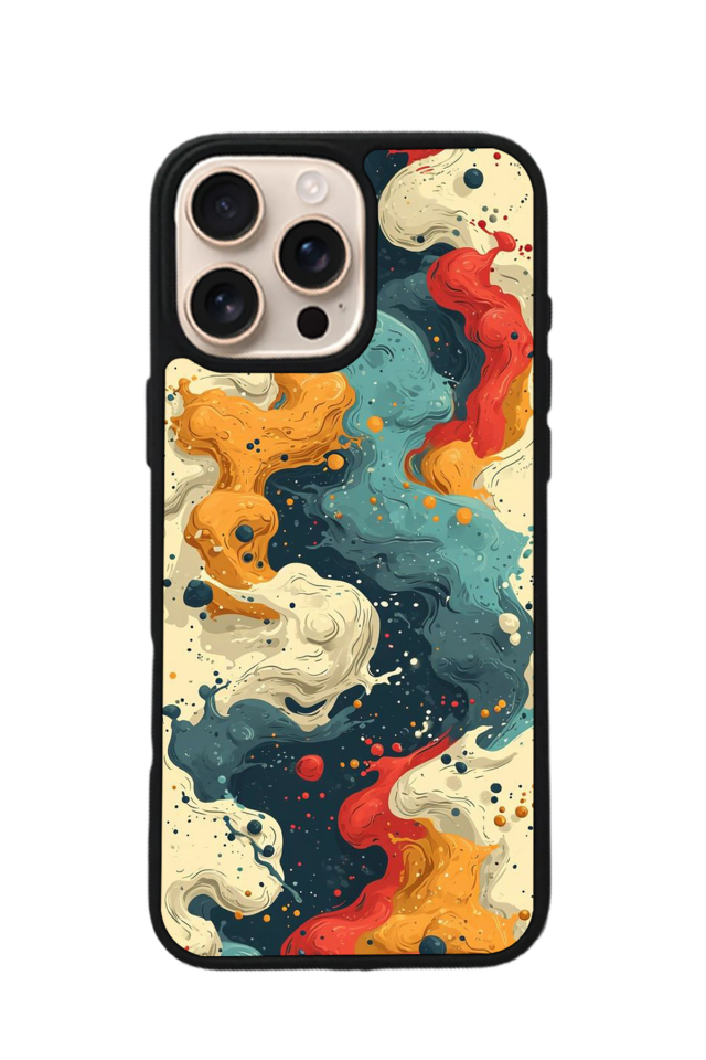iPhone 15 Pro Max Uyumlu Abstract Tasarımlı Glossy Premium Kılıf