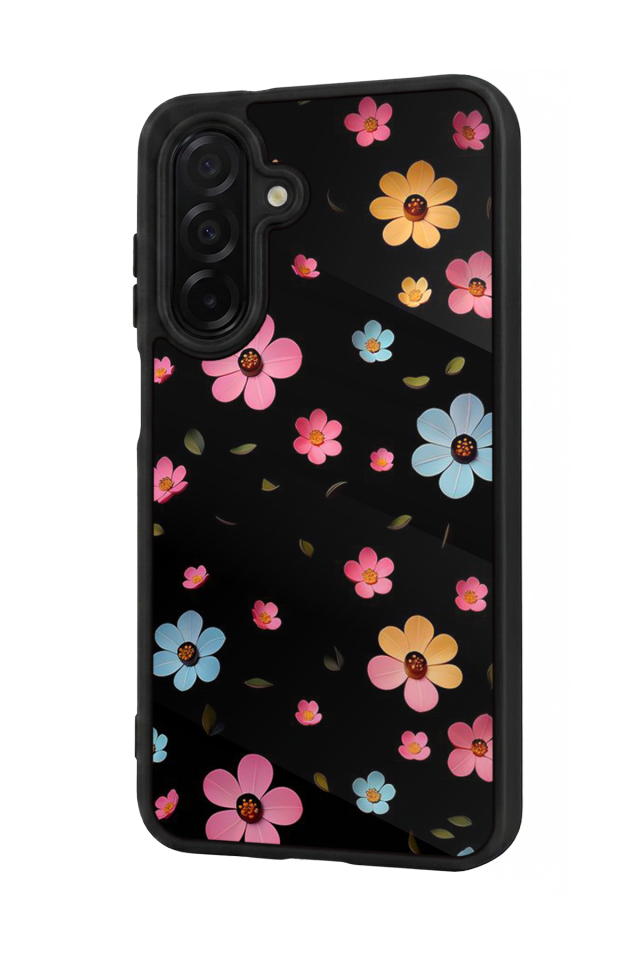 Samsung Galaxy A56 Uyumlu Cicek Tasarımlı Glossy Premium Kılıf