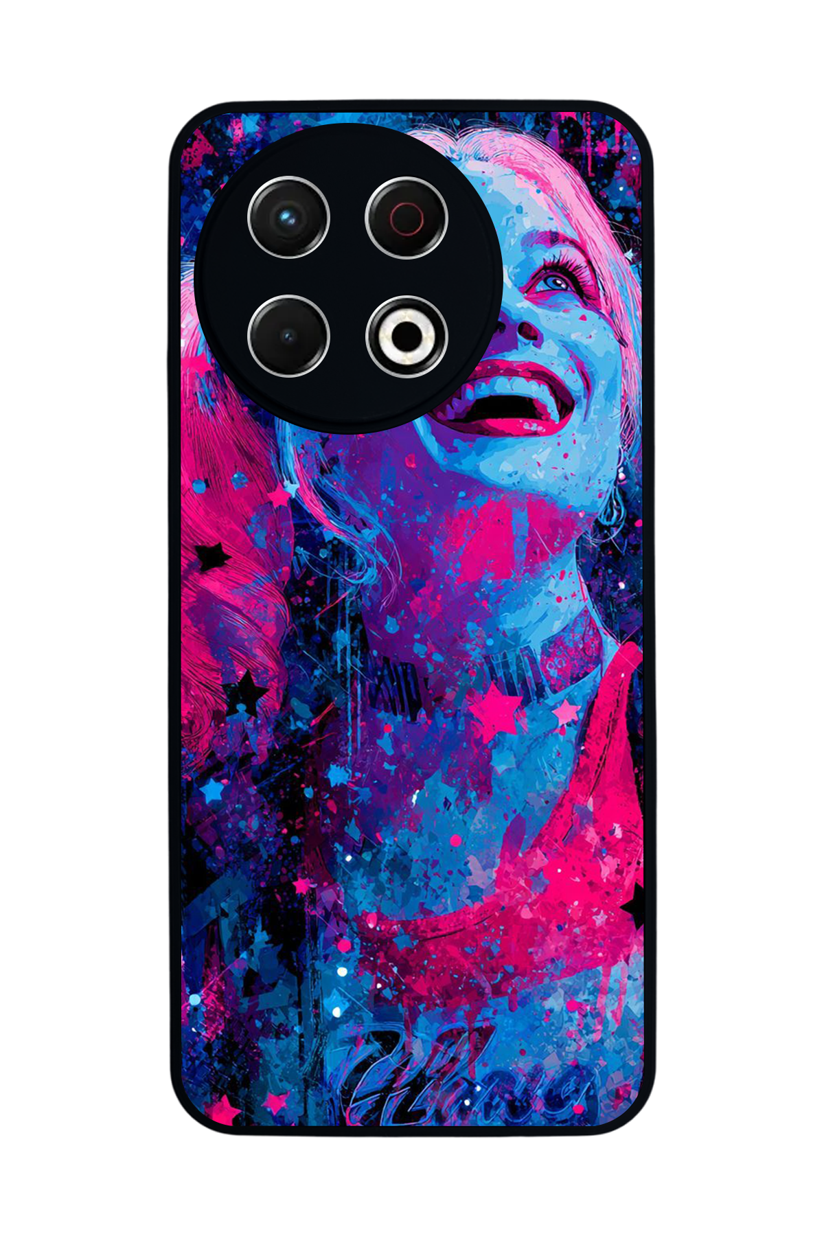 Tecno Spark 30 Pro Uyumlu HarleyQueen Tasarımlı Glossy Premium Kılıf