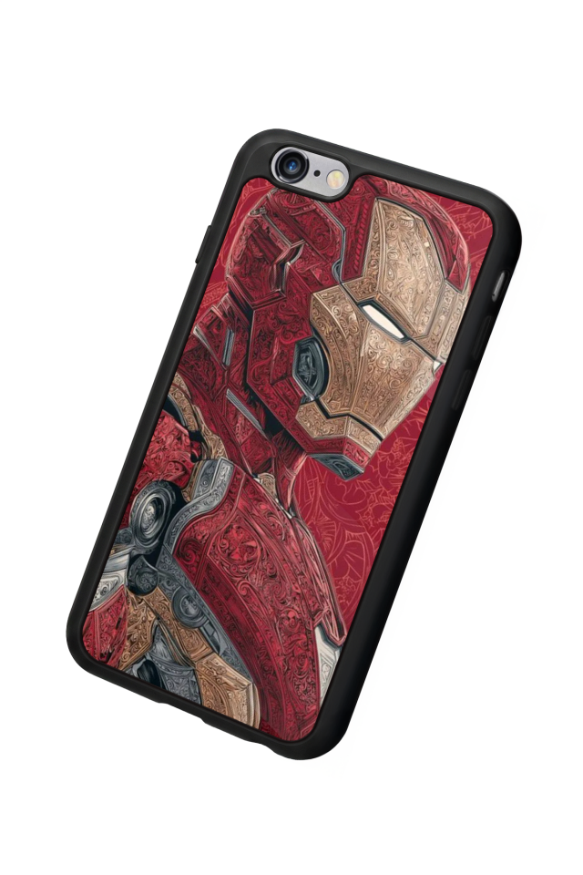 iPhone 6 Plus Uyumlu Iron Man ( Demir Adam ) Tasarımlı Glossy Premium Kılıf