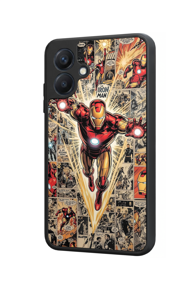 Samsung Galaxy A07 Uyumlu  Iron Man ( Demir Adam ) Tasarımlı Glossy Premium Kılıf