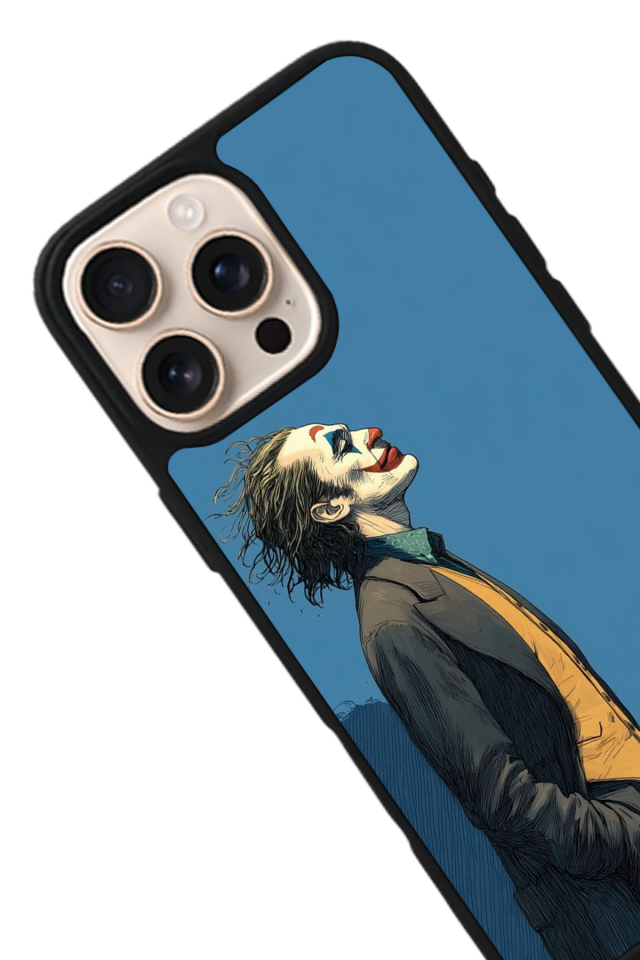 iPhone 16 Pro Max Uyumlu Joker Tasarımlı Glossy Premium Kılıf