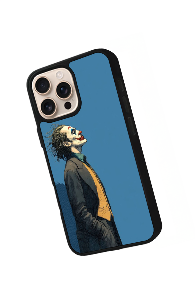 iPhone 16 Pro Max Uyumlu Joker Tasarımlı Glossy Premium Kılıf