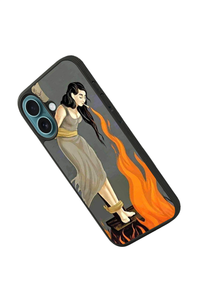 iPhone 16 Plus Uyumlu Kalp Love Tasarımlı Glossy Premium Kılıf