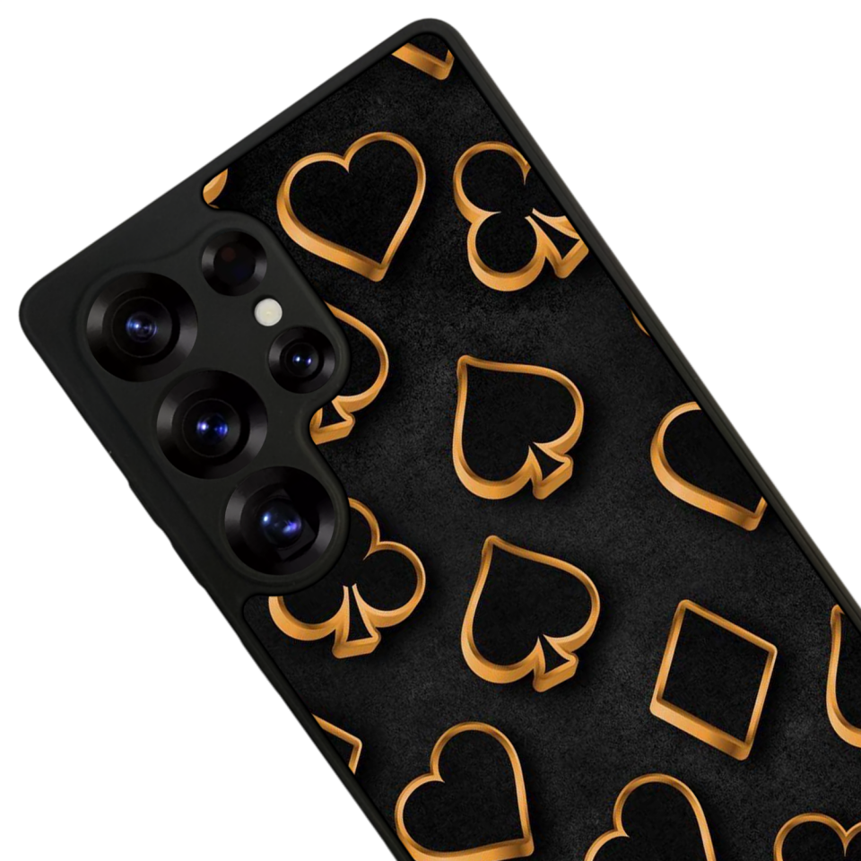 Samsung Galaxy S25 Ultra Uyumlu Kart Tasarımlı Glossy Premium Kılıf