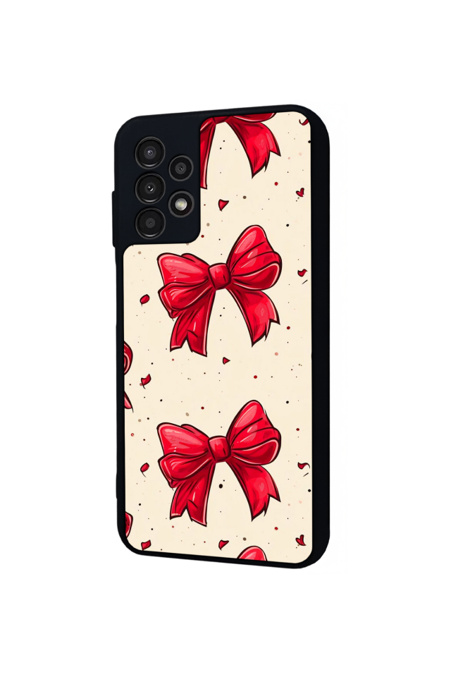 Samsung Galaxy A23 Uyumlu Kurdele Tasarımlı Glossy Premium Kılıf
