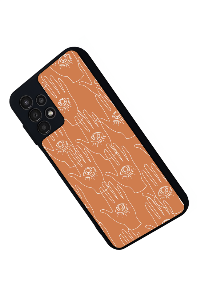 Samsung Galaxy A13 Uyumlu Line Art Tasarımlı Glossy Premium Kılıf