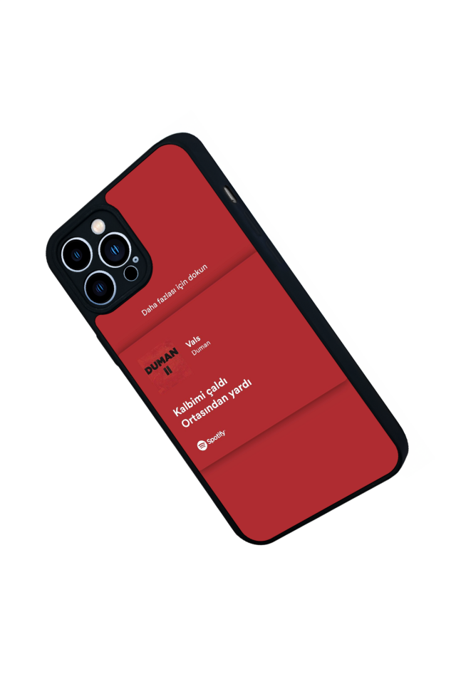 iPhone 13 Pro Max Uyumlu Sarki Sozleri Tasarımlı Glossy Premium Kılıf
