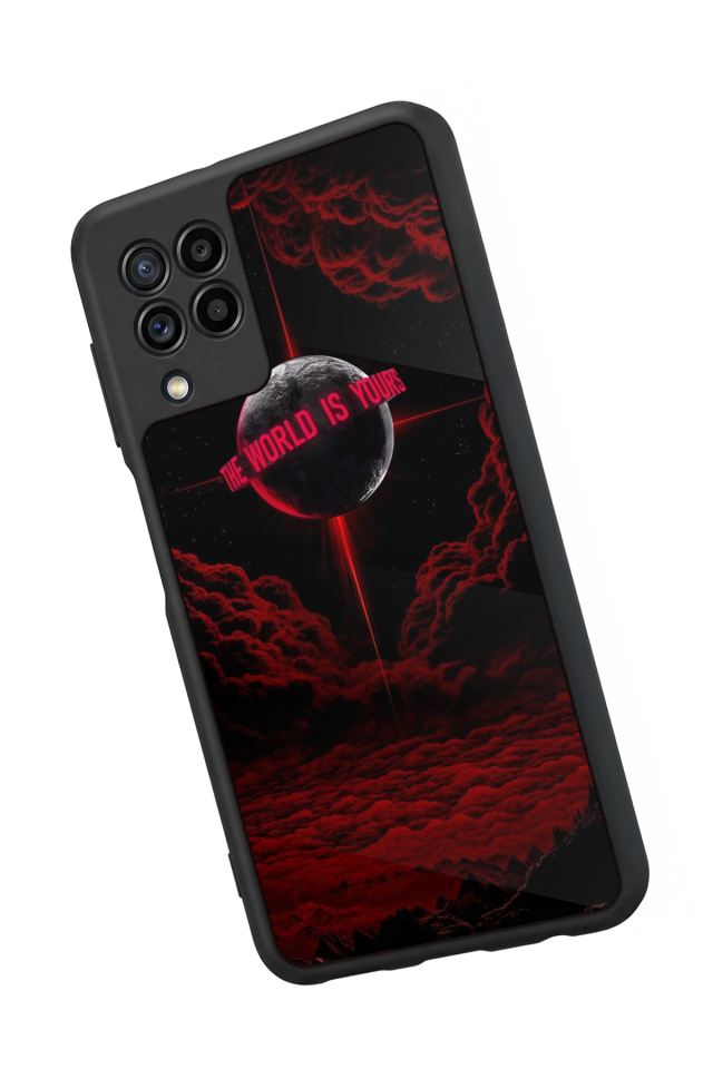 Samsung Galaxy M22 Uyumlu Scarface Tasarımlı Glossy Premium Kılıf