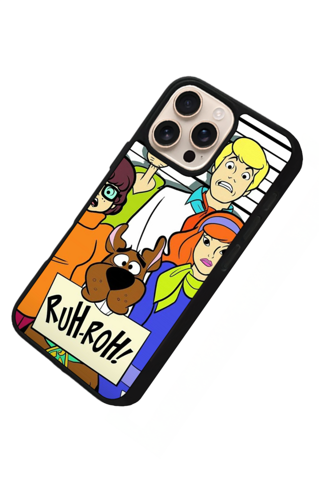 iPhone 15 Pro Uyumlu Scooby Doo Tasarımlı Glossy Premium Kılıf