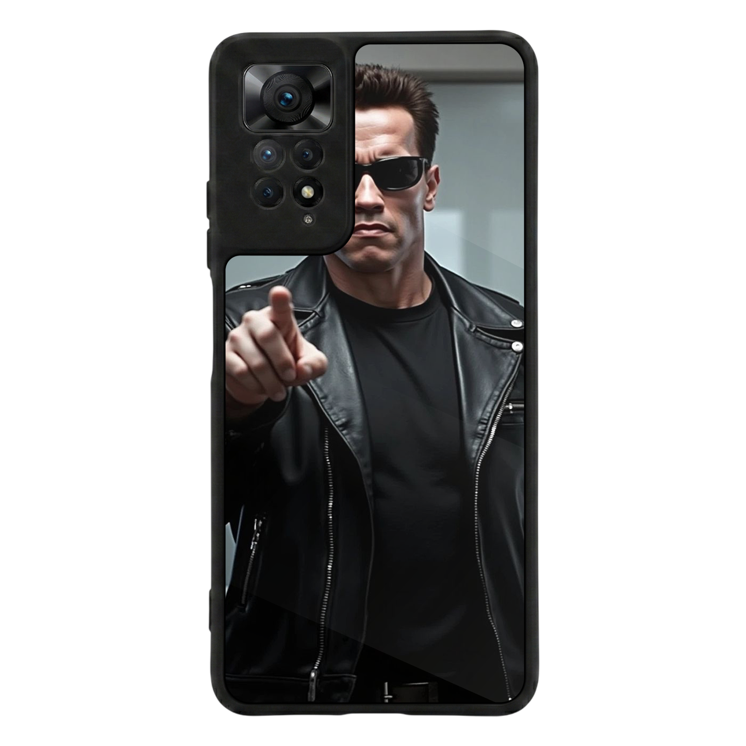 Xiaomi Redmi Note 11 Pro Uyumlu Terminator Tasarımlı Glossy Premium Kılıf