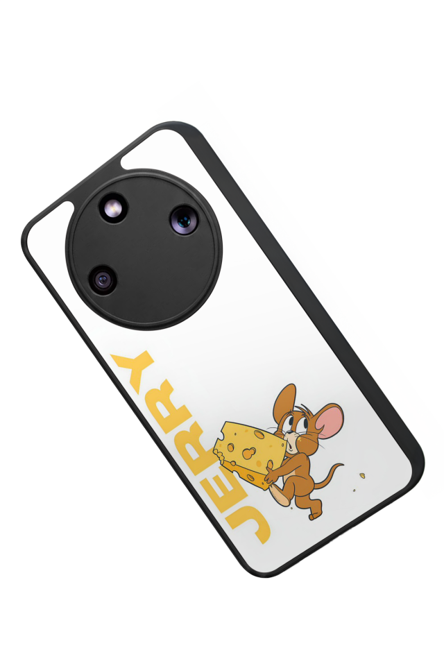 Honor Magic 8 Lite Uyumlu Tom And Jerry Tasarımlı Glossy Premium Kılıf