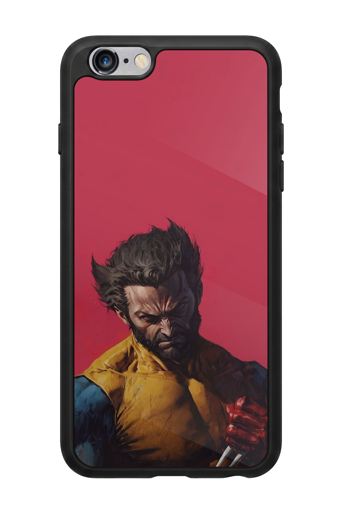 iPhone 6s Plus Uyumlu Wolverine Tasarımlı Glossy Premium Kılıf