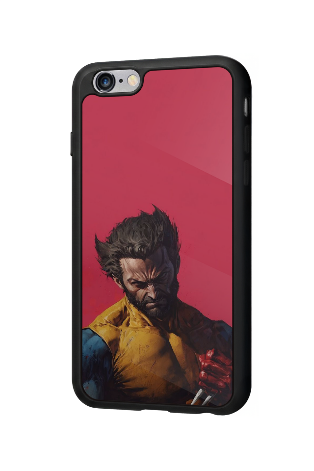 iPhone 6s Plus Uyumlu Wolverine Tasarımlı Glossy Premium Kılıf