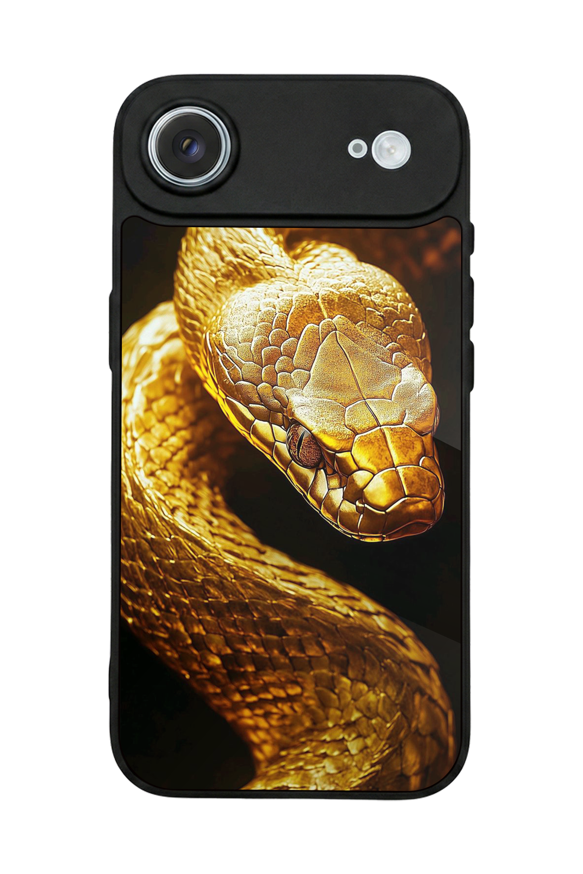 iPhone 17 Air Uyumlu Yılan Tasarımlı Glossy Premium Kılıf