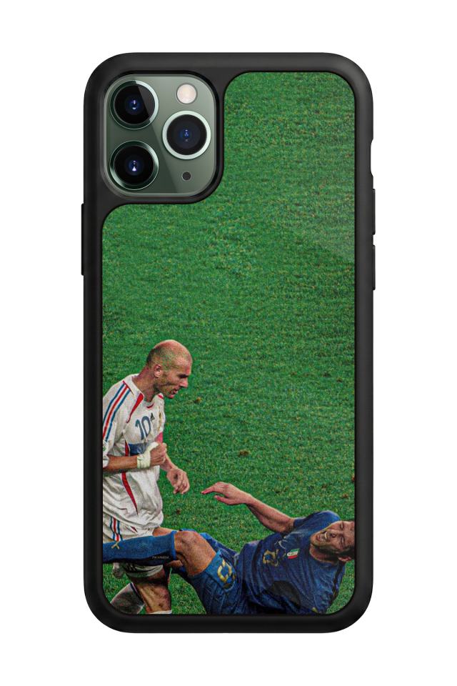 iPhone 11 Pro Max Uyumlu Zidane Tasarımlı Glossy Premium Kılıf