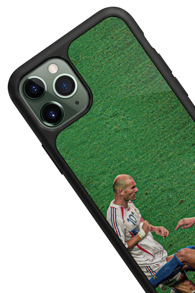 iPhone 11 Pro Max Uyumlu Zidane Tasarımlı Glossy Premium Kılıf