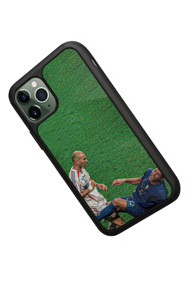iPhone 11 Pro Max Uyumlu Zidane Tasarımlı Glossy Premium Kılıf