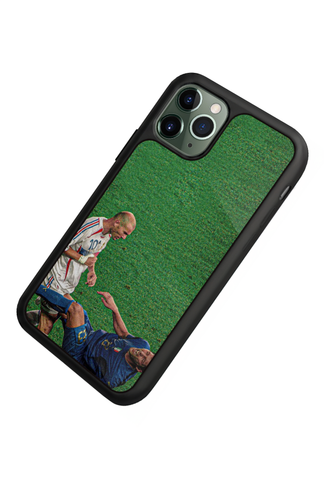 iPhone 11 Pro Max Uyumlu Zidane Tasarımlı Glossy Premium Kılıf