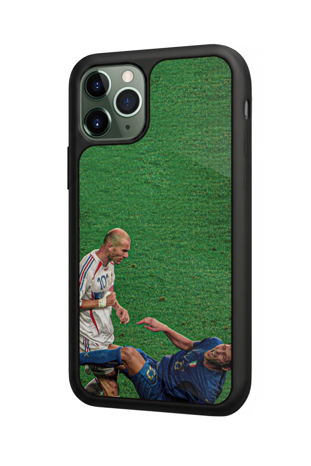 iPhone 11 Pro Max Uyumlu Zidane Tasarımlı Glossy Premium Kılıf