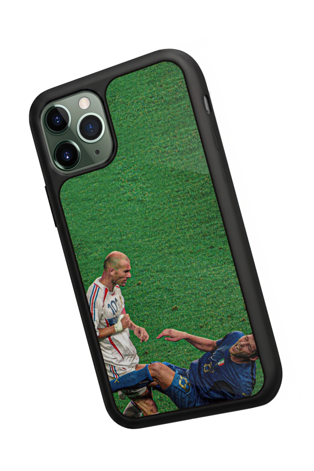 iPhone 11 Pro Max Uyumlu Zidane Tasarımlı Glossy Premium Kılıf