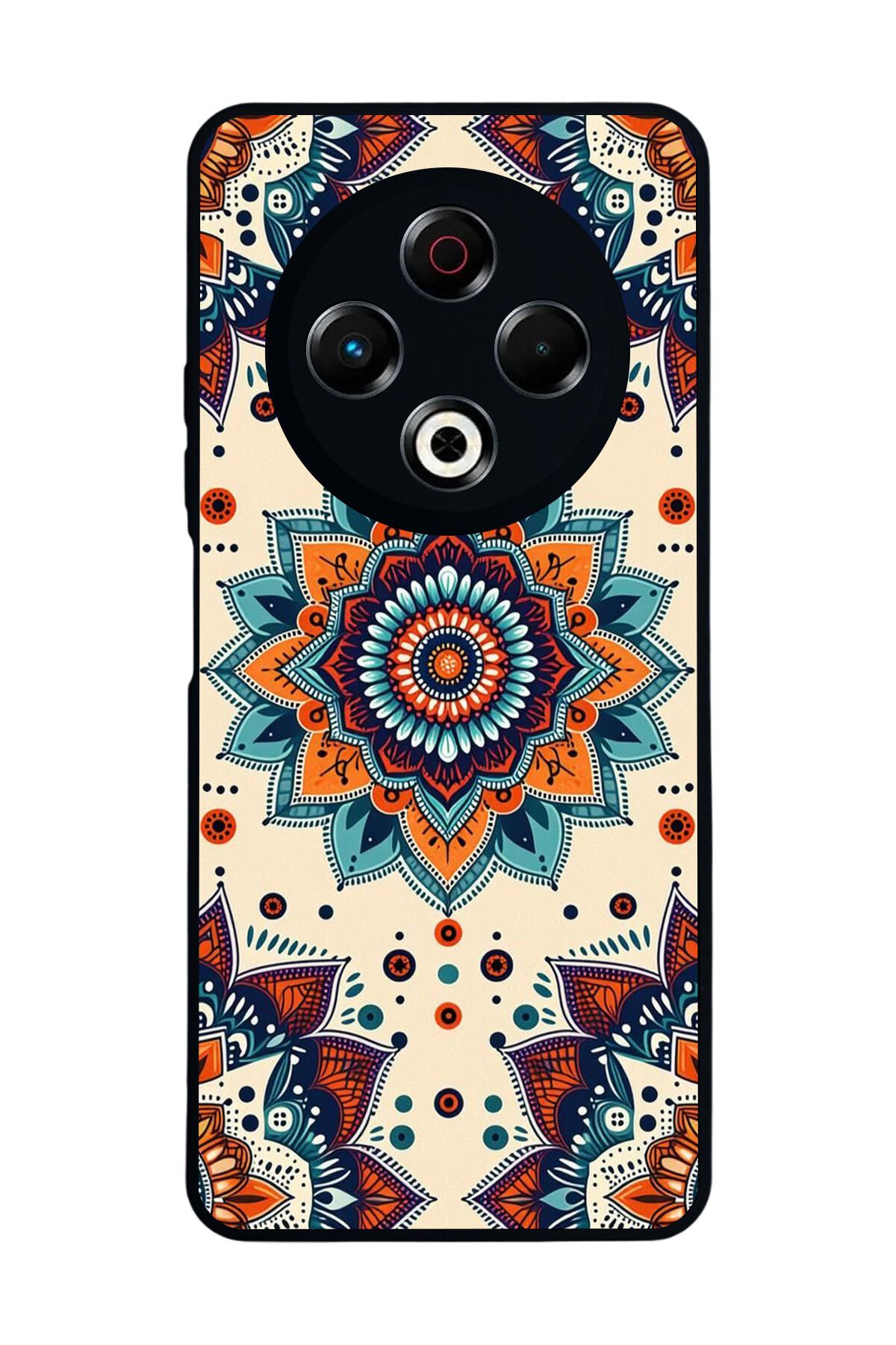 Tecno Spark 30 Uyumlu Mandaal Tasarımlı Glossy Premium Kılıf