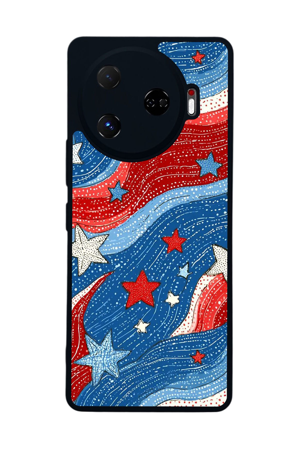 Tecno Camon 30 Pro Uyumlu Retro Yildizlar Tasarımlı Glossy Premium Kılıf