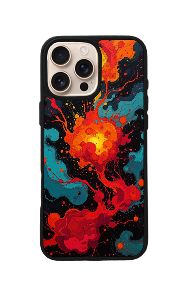 iPhone 15 Pro Max Uyumlu Abstract Tasarımlı Glossy Premium Kılıf